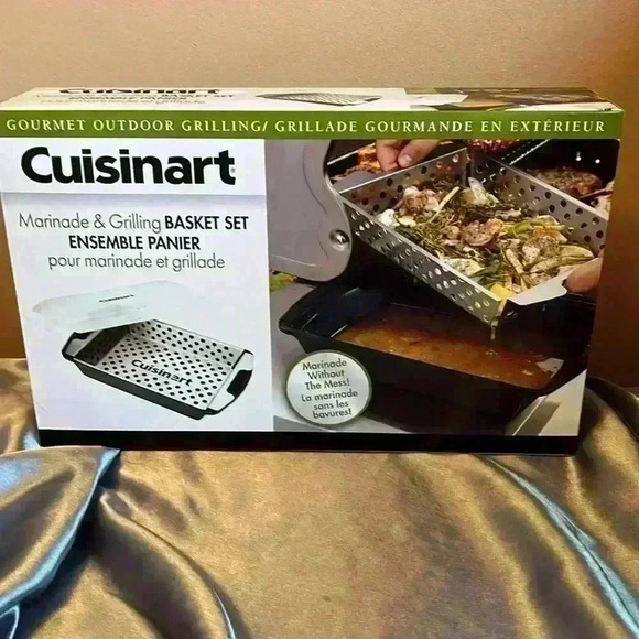 NWOT  Cuisinart Marinade & Grilling Basket Set
NEW in Box - Picture 8 of 10
